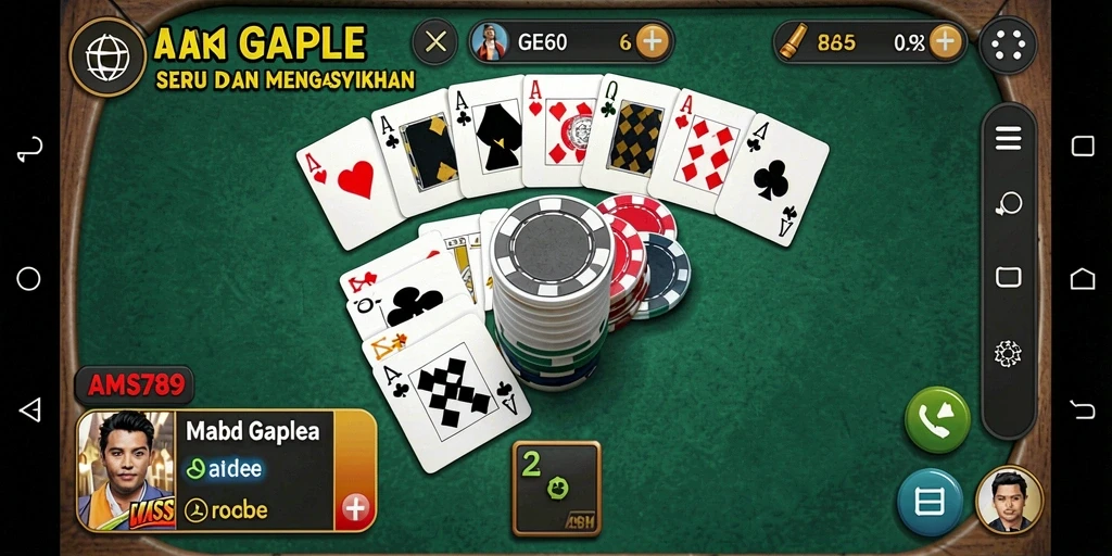 Tampilan gameplay seru dan interaktif di AMS789.