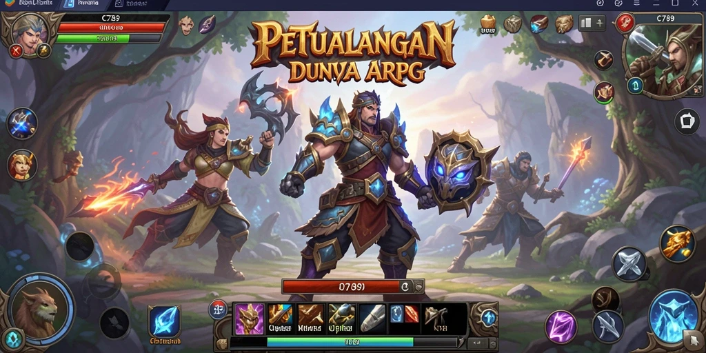 Gameplay seru dalam C789 dengan pertarungan yang menarik.