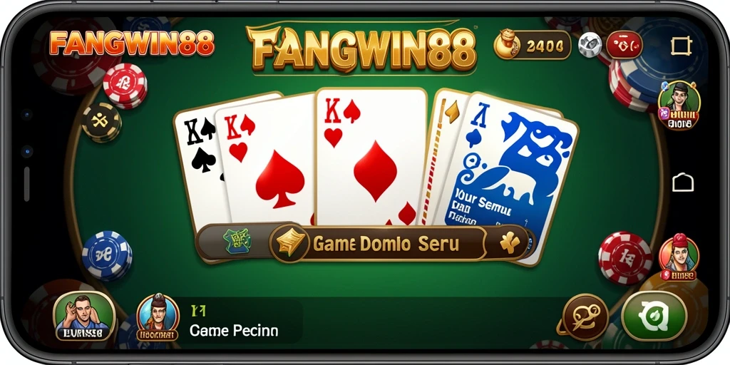 Tampilan gameplay FANGWIN88 yang menarik saat bermain Domino.