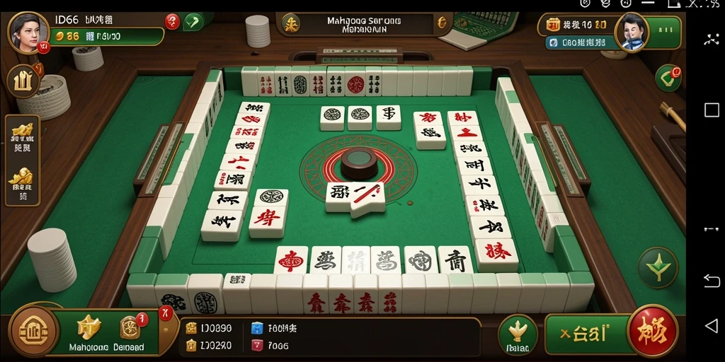 Screenshot utama ID66 menampilkan gameplay Mahjong yang seru.