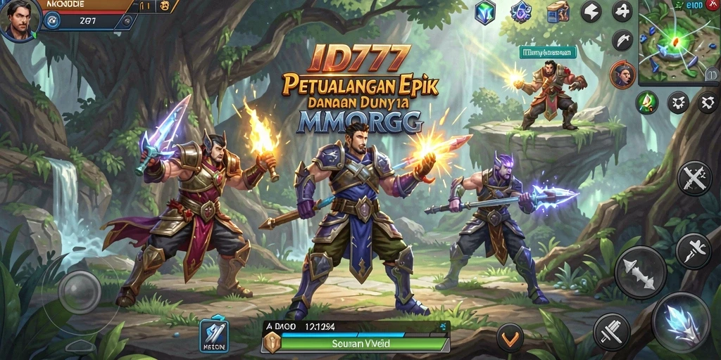 Tampilan gameplay ID777 yang menakjubkan dengan aksi pertarungan seru.