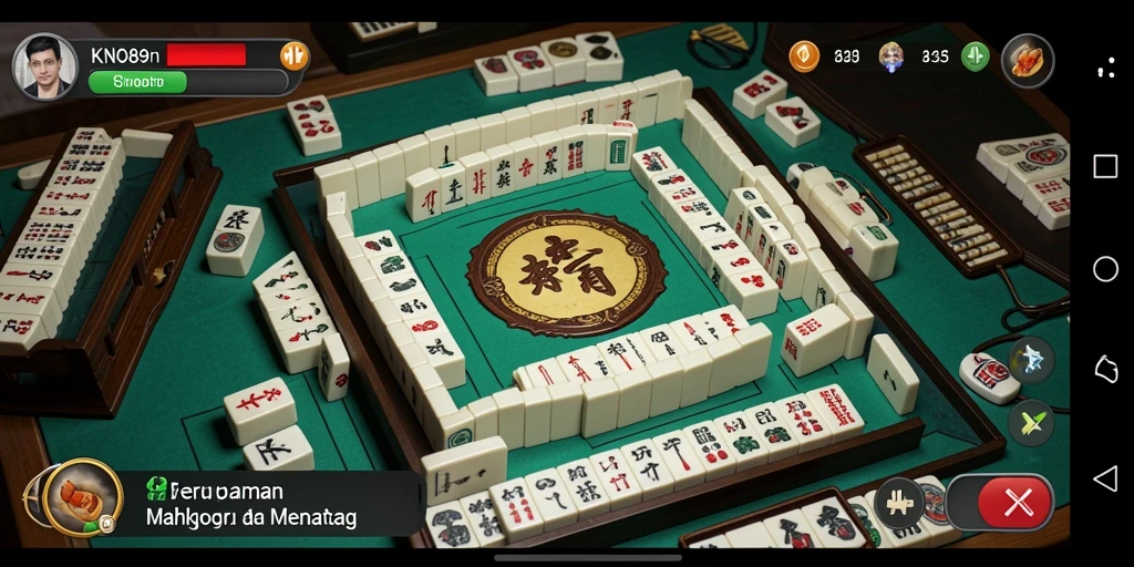 Tampilan gameplay Mahjong KNO89 yang menawan dan seru.