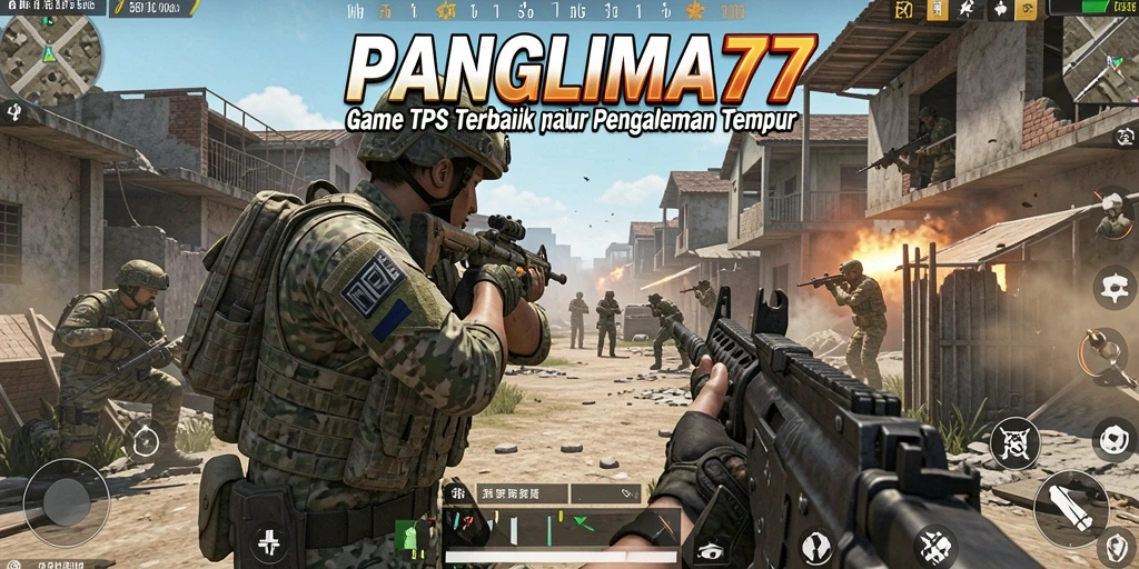 Tampilan gameplay seru dalam PANGLIMA77 yang menegangkan.