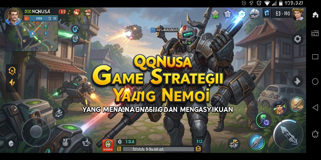 Tangkapan layar utama QQNUSA menunjukkan pertempuran strategis yang mendebarkan.