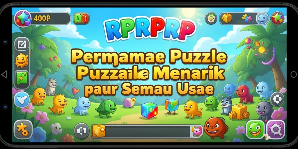 Screenshot gameplay RPRPRP menampilkan tantangan teka-teki seru.