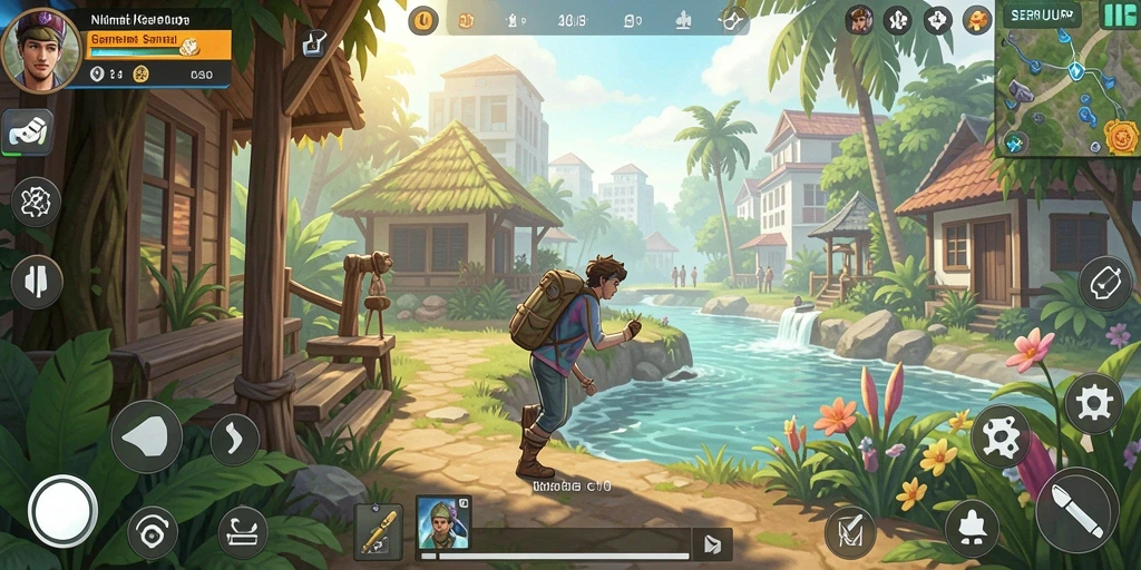 Screenshot SERURP menampilkan gameplay seru dan menantang.