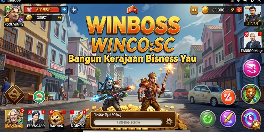 Tampilan gameplay WINBOSS yang menakjubkan dan menarik.