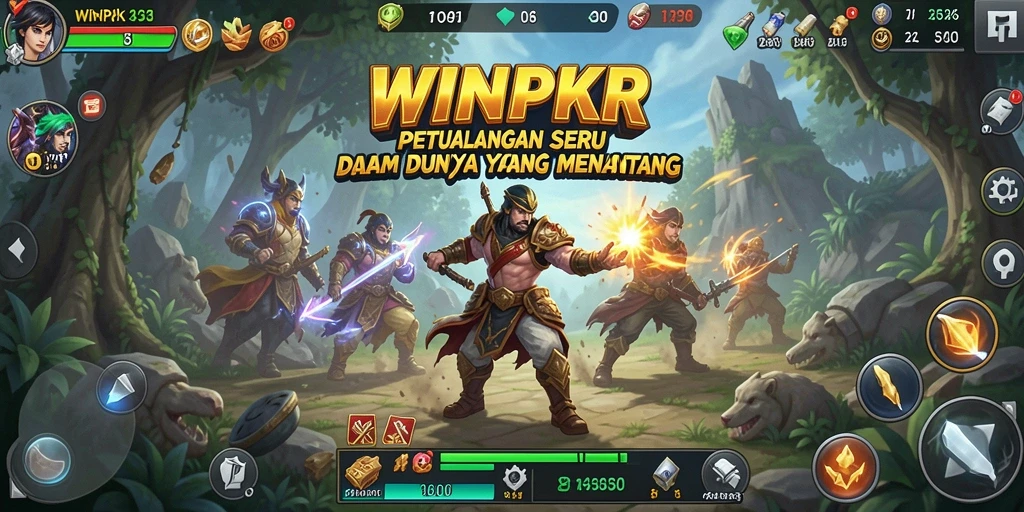 Tampilan screenshot gameplay <strong>WINPKR</strong> yang menampilkan petualangan seru di dunia yang penuh tantangan.